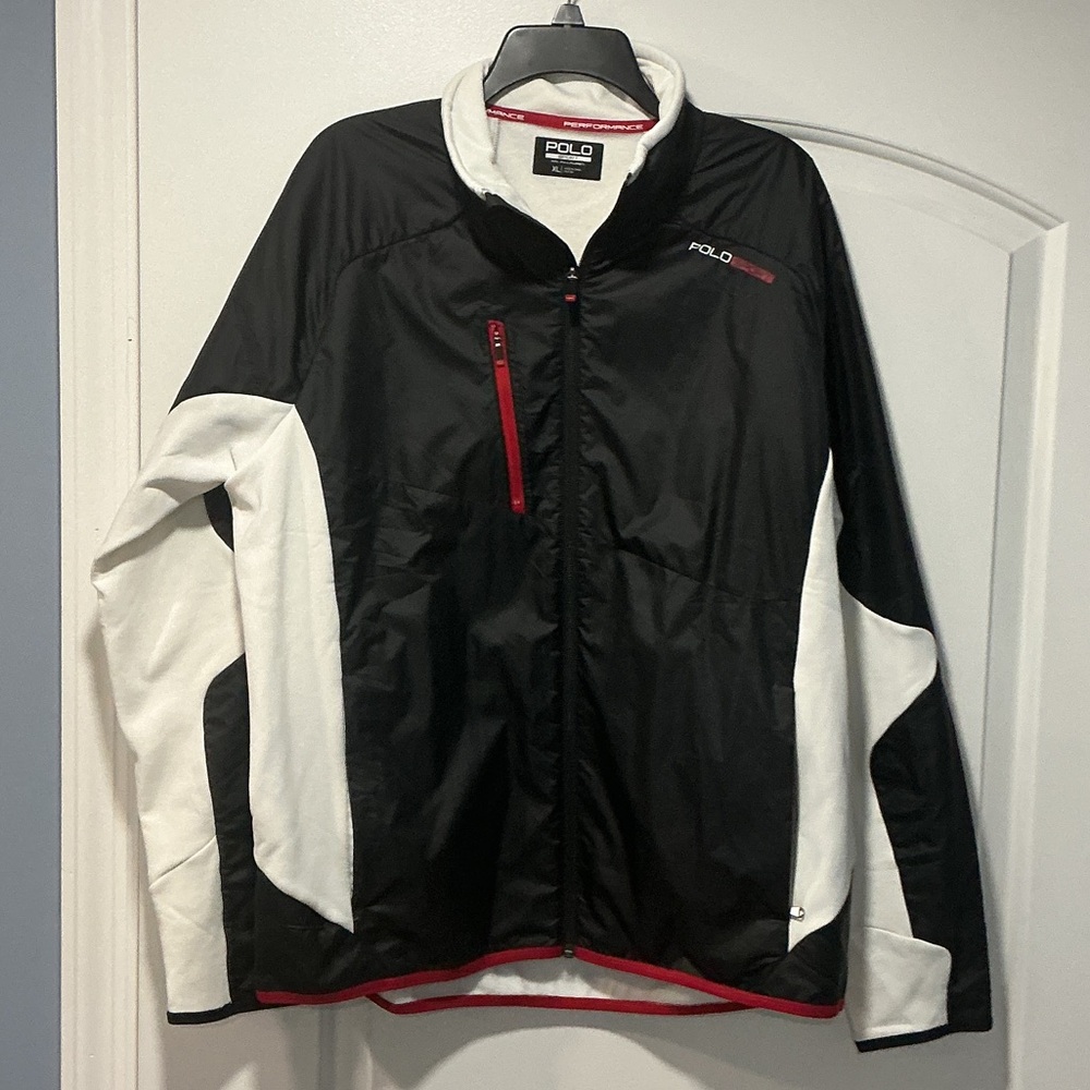Polo by Ralph Lauren Black and White Performance Jacket